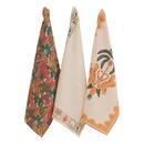 Set da 3 strofinacci "Tropical" Arancione, 180 g/m2, 70x45 cm Arancione