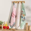 Set di 3 strofinacci "Della pasta" Multicolore, 180 g/m&sup2;, 70x45 cm Multicolore