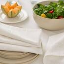 Set di 4 tovaglioli "Joy" Bianco, 180 g/m2, 40x40 cm Bianco