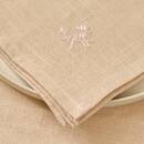 Set di 4 tovaglioli "Joy" Lino beige, 180 g/m2, 40x40 cm Beige lino