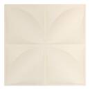Set di 2 adesivi murali "Oren" Bianco Caldo, 30x30 cm Bianco caldo