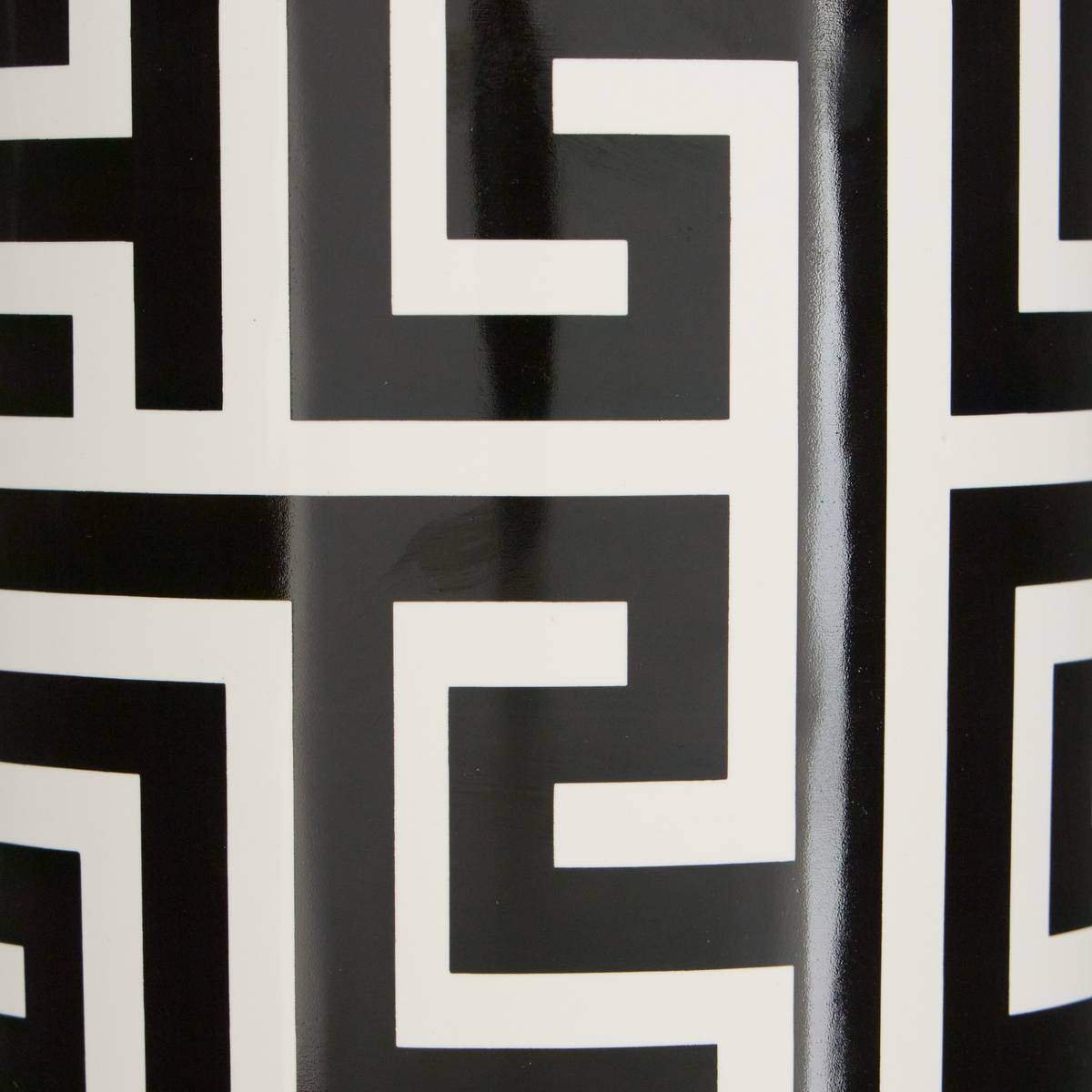 Vaso "Reso" Nero & Bianco, H.26 cm Noir & Blanc