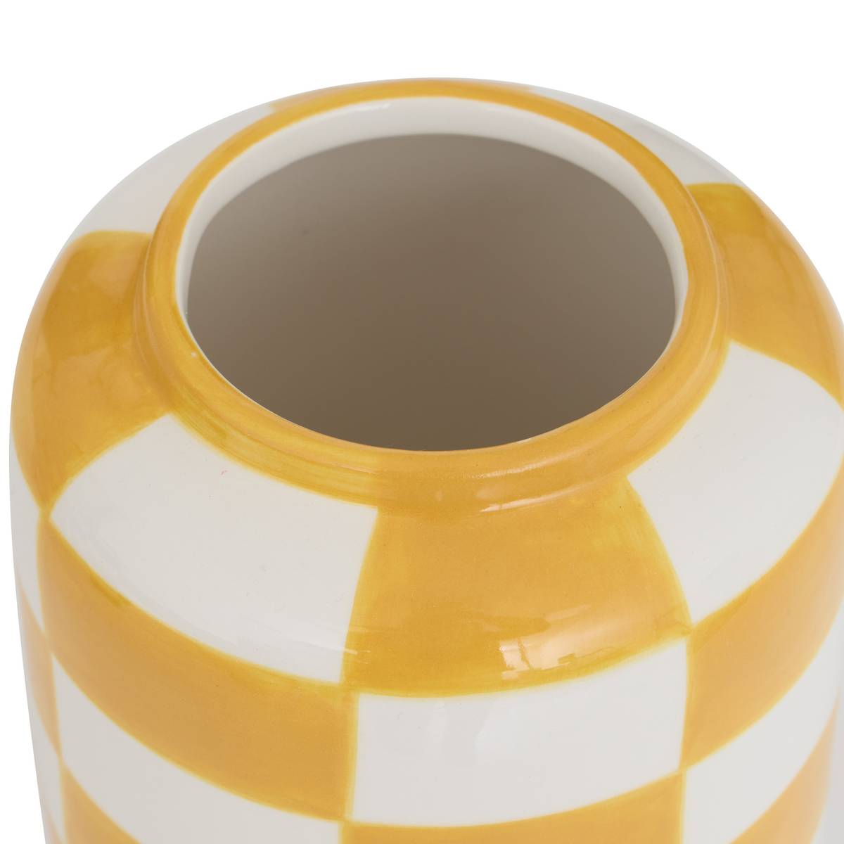 Vaso "Pool" H.14 cm Giallo