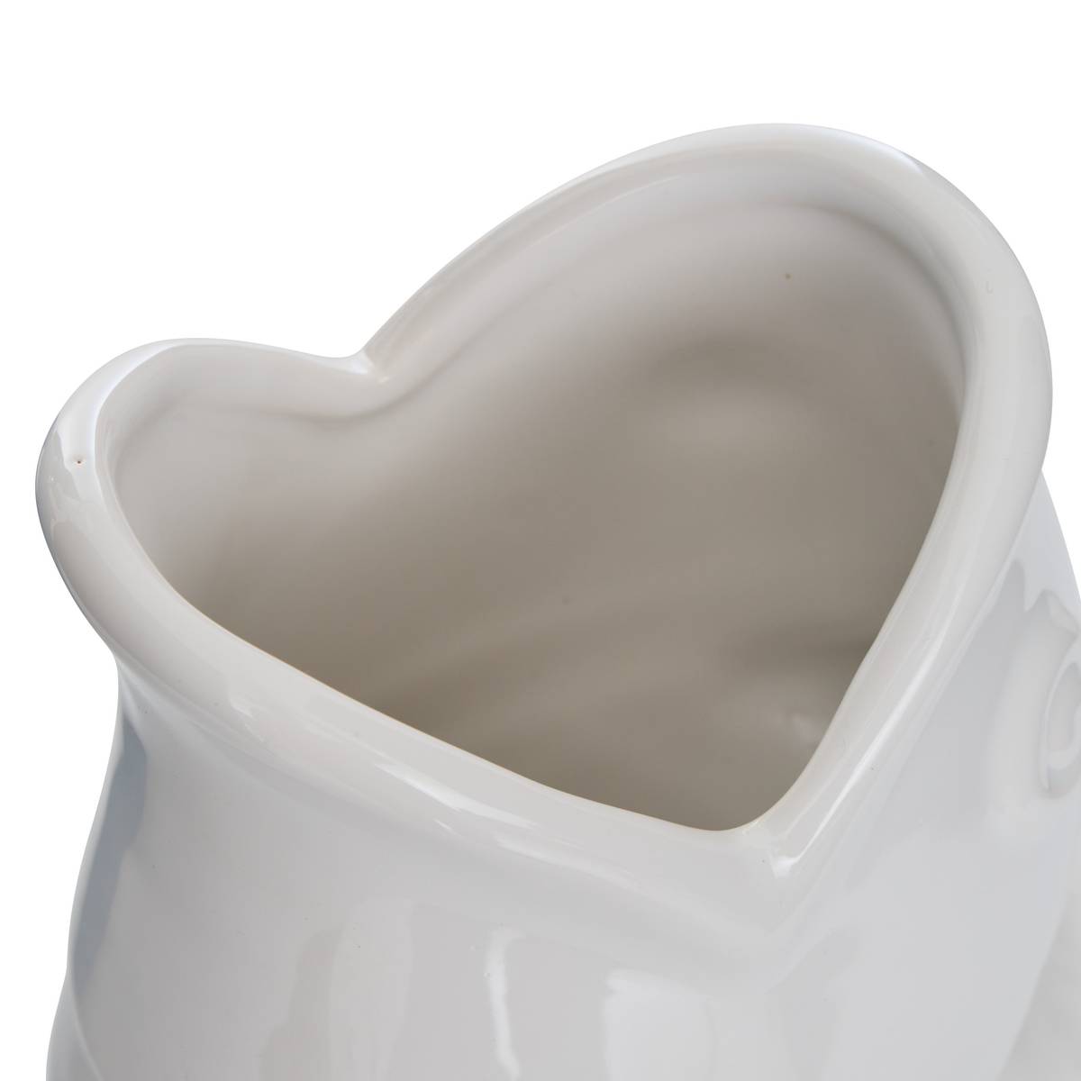 Vaso "Ocea" H.25 cm Bianco