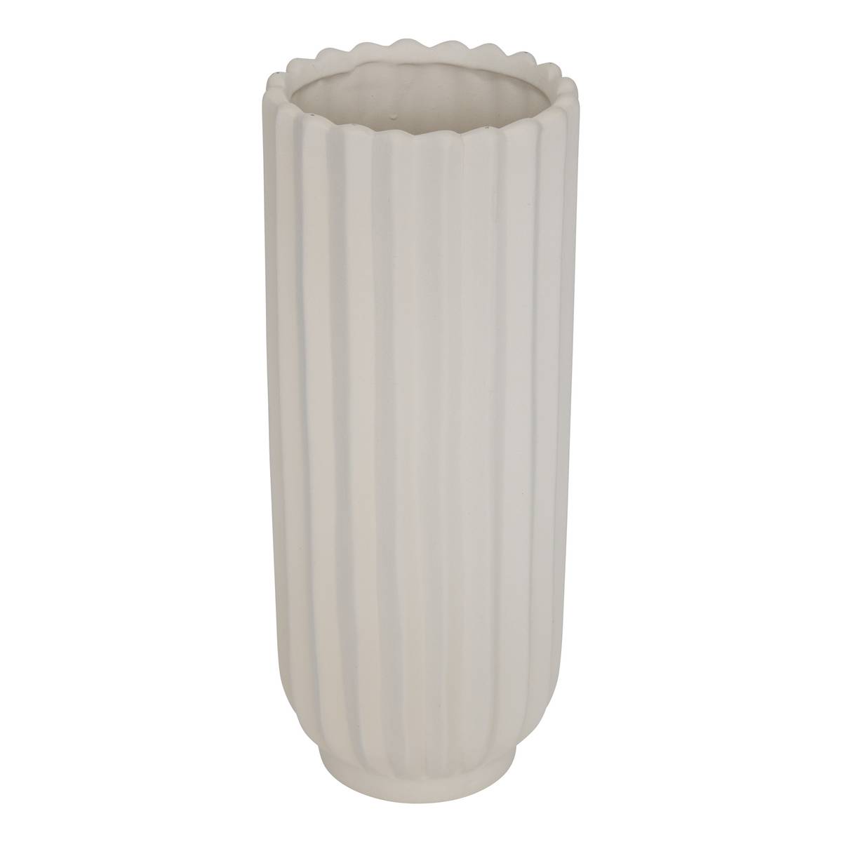 Vaso "Ocea" Bianco, H.36,5 cm Bianco