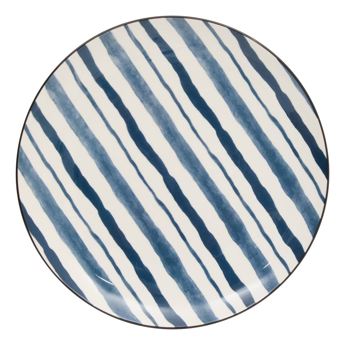 Set da 6 piatti piani "Umami" Porcellana, D.26,5 cm, Blu Blu 4