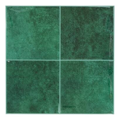 Set di 2 adesivi murali "caro" verde, 25,4x25,4 cm
