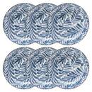 Set di 6 piatti fondi "Umami" Porcellana, D.20 cm, Blu Blu 1