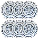 Set di 6 piatti fondi "Umami" Porcellana, D.20 cm, Blu Blu 3