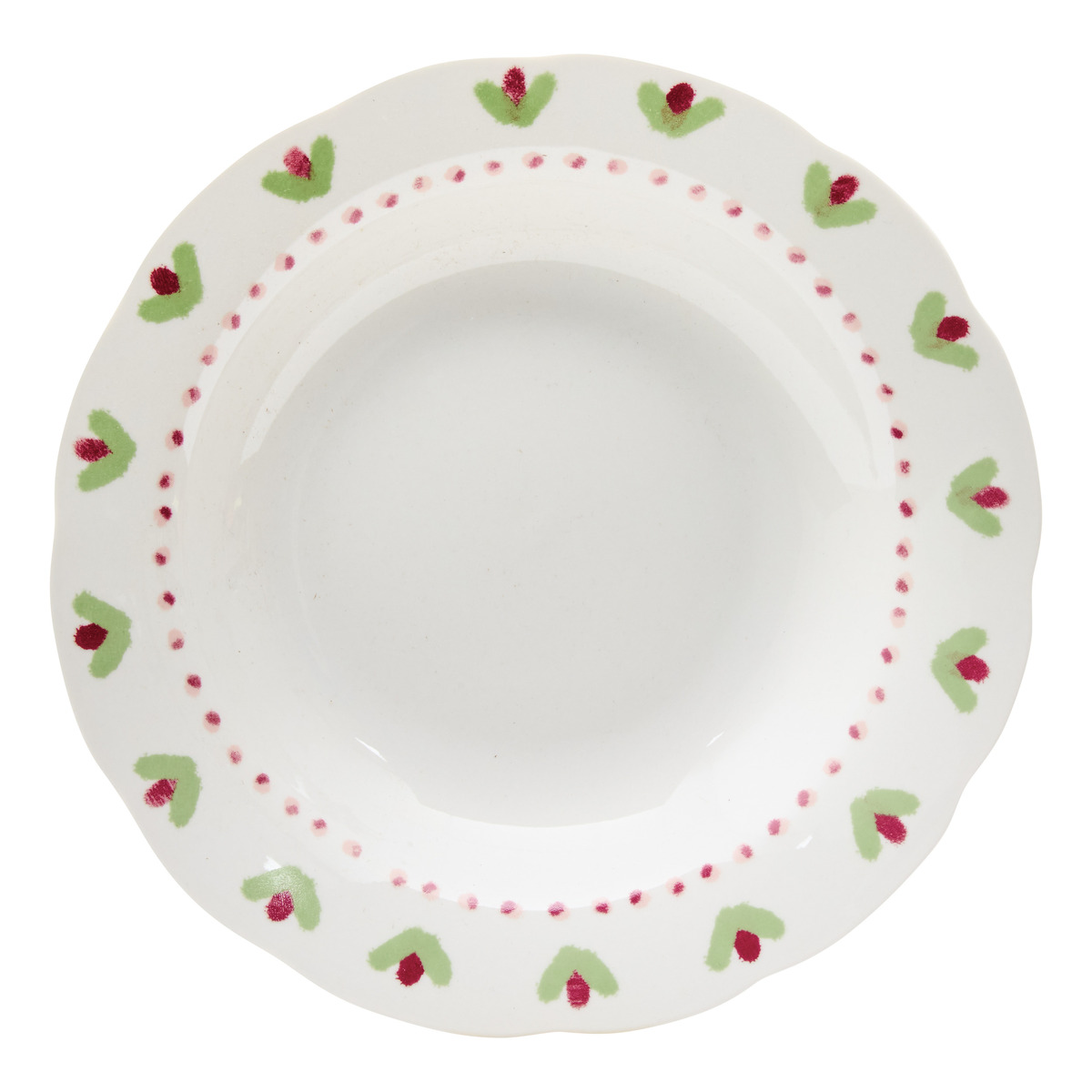 Servizio da tavola "Fleur de rose" Porcellana, 18 pezzi, Multicolore Multicolore