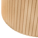 Set tavolo da pranzo "Homelya" + 4 sedie "Alba" 1 tavolo da pranzo &Oslash;110 cm e 4 sedie Beige / Bianco