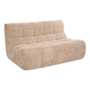 Set divano e poltrona "Miroa" 1 divano a 2 posti, 1 poltrona, beige Beige