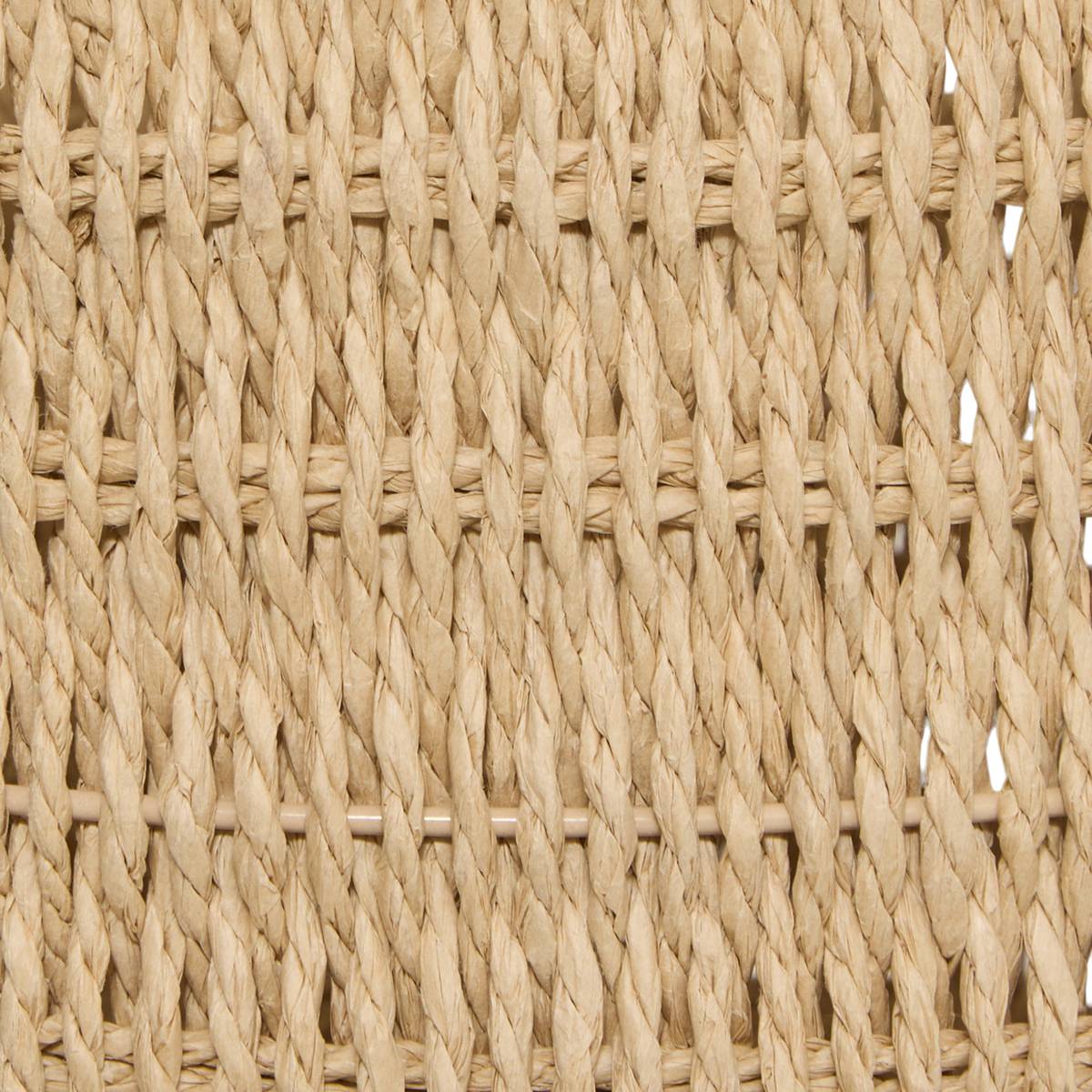 Set di 3 cestini rotondi "Cyrielle" Acciaio, Beige, D.24/29/34 cm Beige
