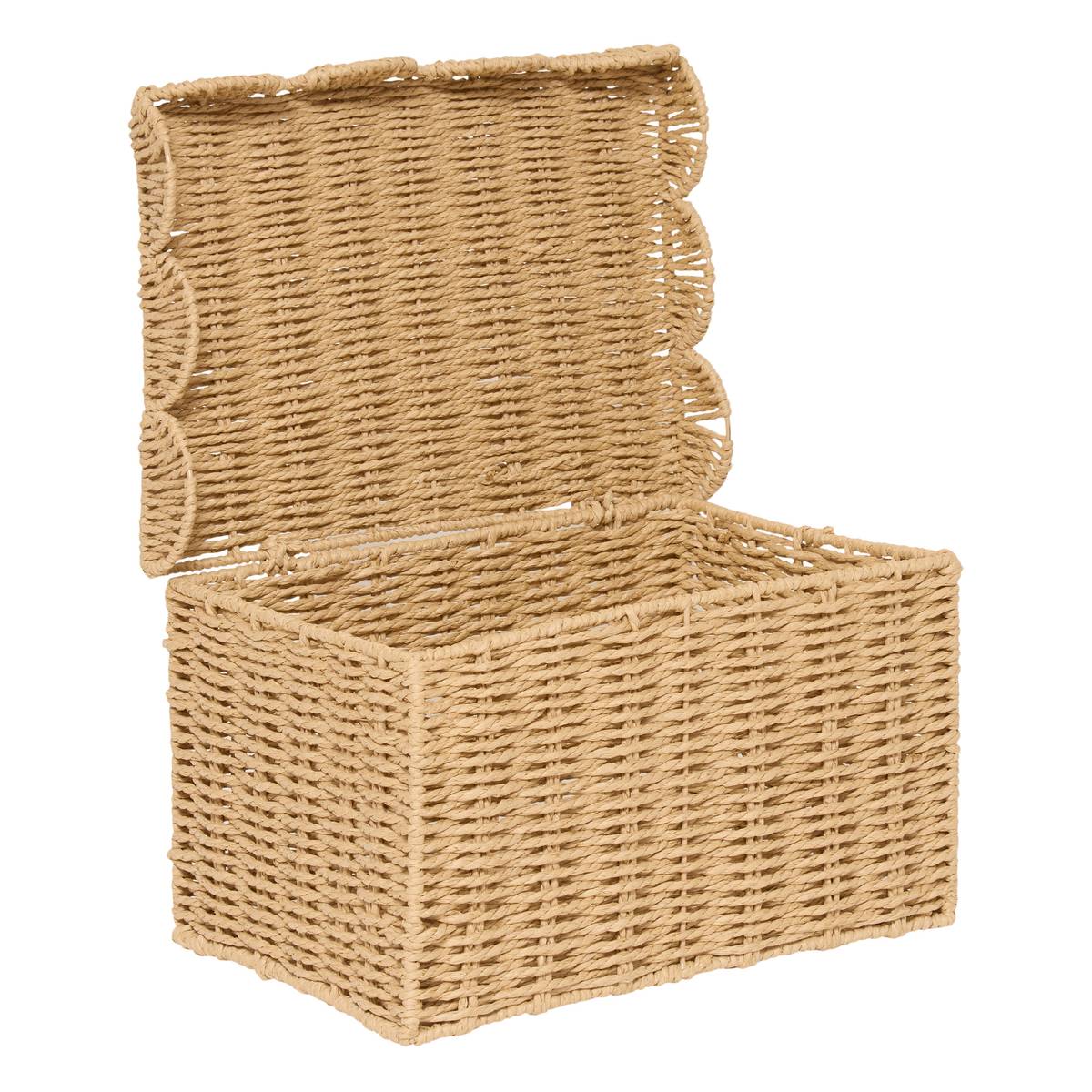 Set di 3 cassette rettangolari "Cyrielle" Acciaio, Beige, L.27,5/30/35 cm Beige