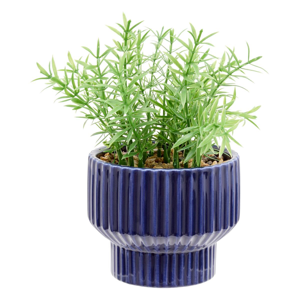 Pianta artificiale in vaso "Nippon Line" H.17 cm Bianco