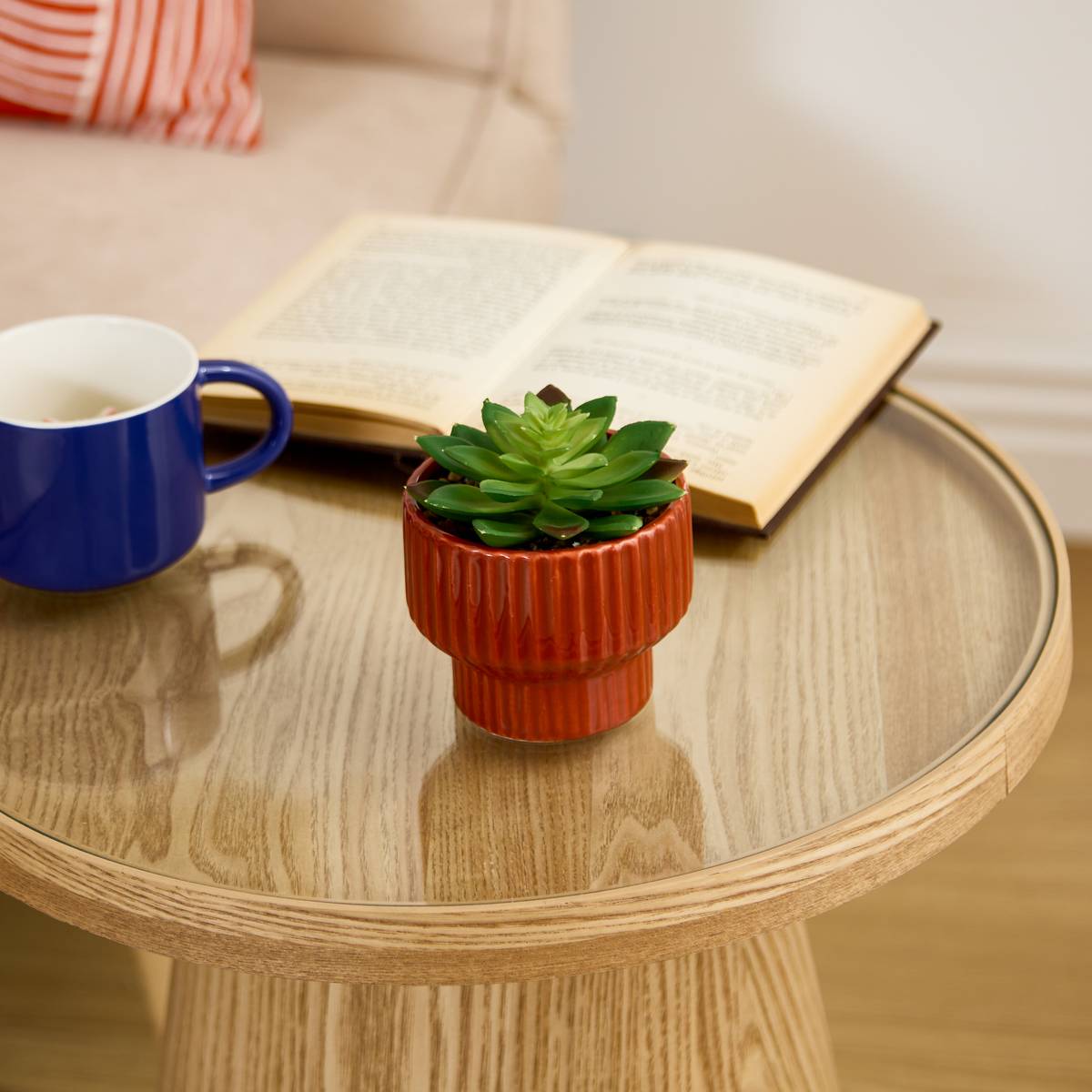 Pianta artificiale in vaso "Nippon Line" H.17 cm Bianco