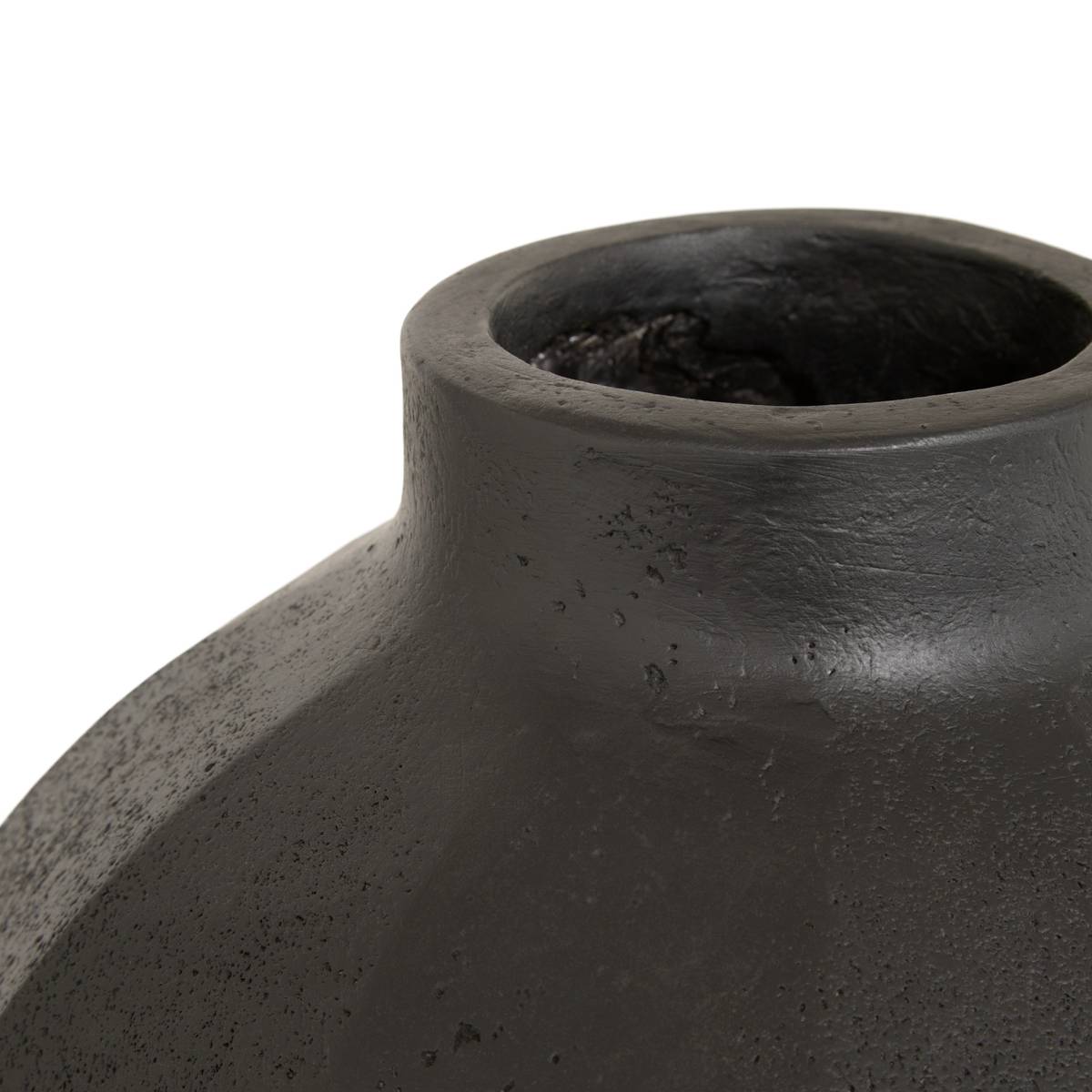 Vaso "Nyero" Nero, H.42 cm Nero