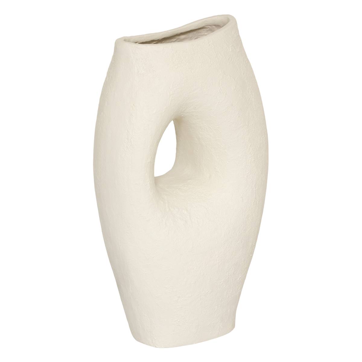 Vaso "Brea" Bianco, H.51 cm Bianco