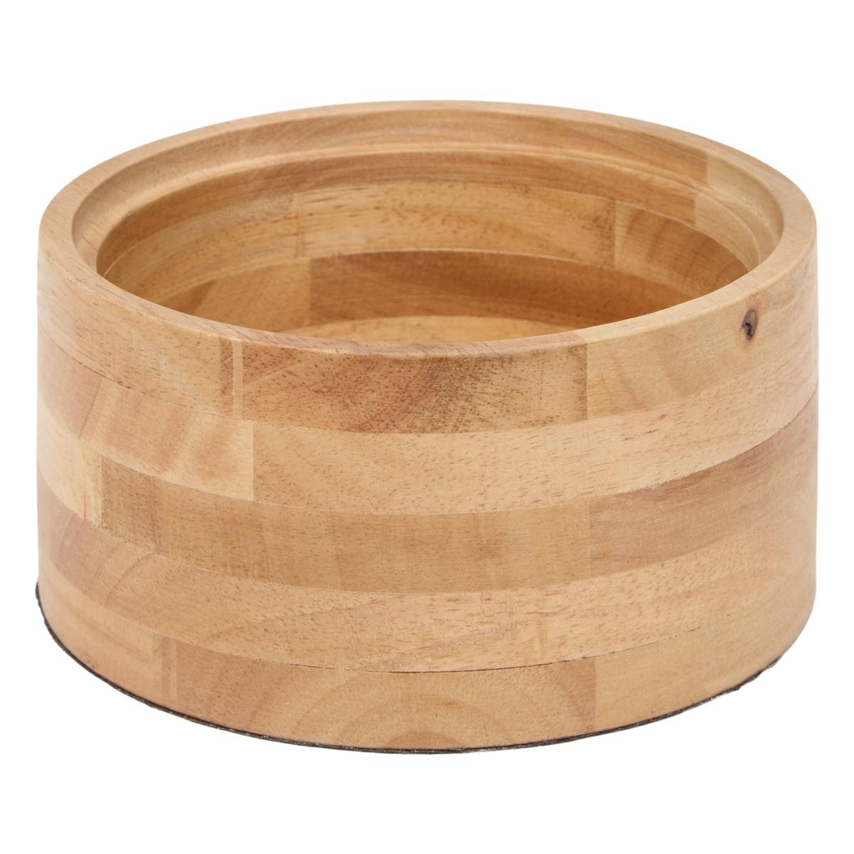 Set di 2 scatole decorative rotonde "Bonie" Legno di hevea, Verde kaki, D.14,8/19,5 cm Verde cachi