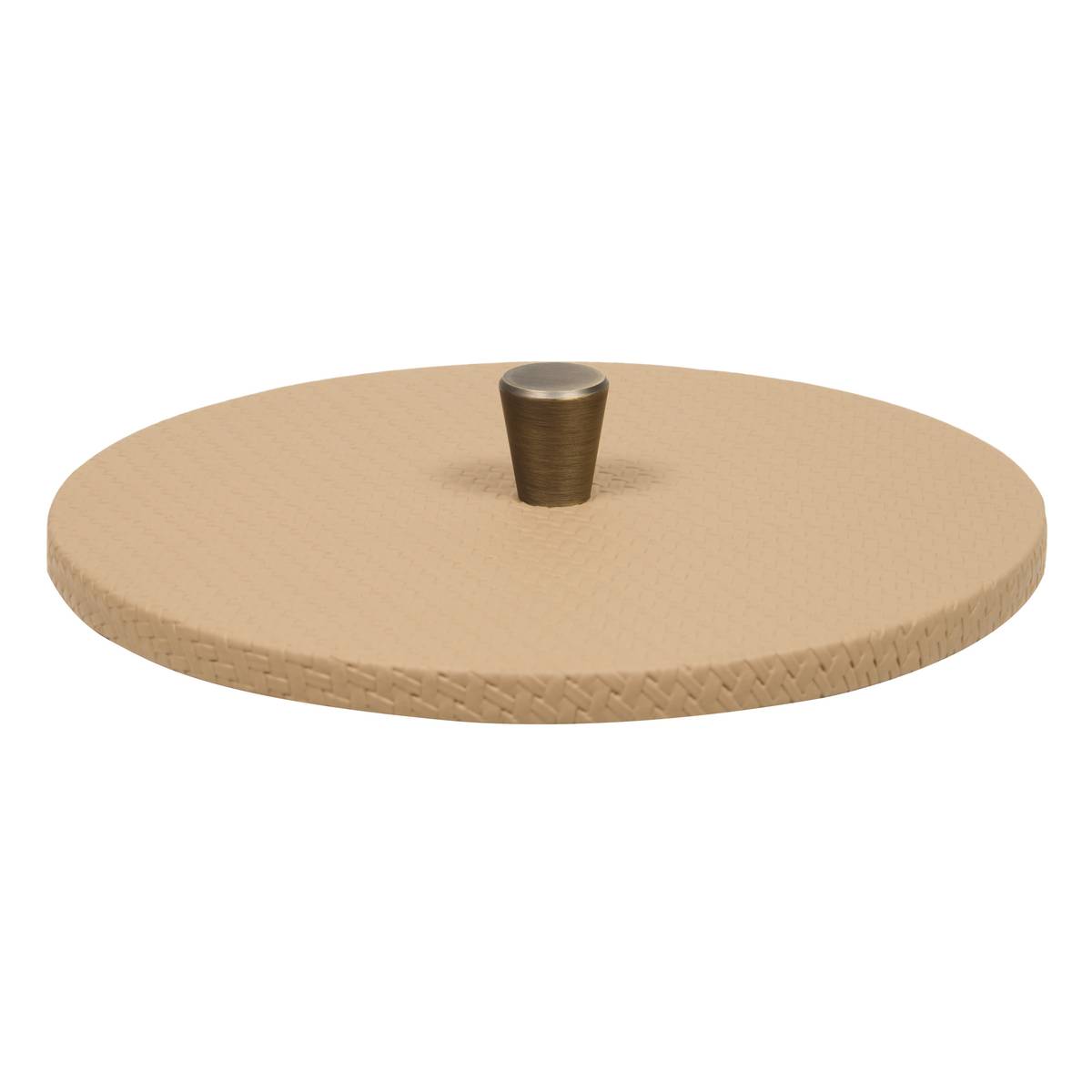Set di 2 scatole decorative rotonde "Bonie" Hevea, Beige, Diam. 14,8/19,5 cm Beige