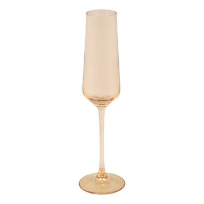 Set di 4 flute da champagne "ambra" 200 ml, vetro, ambra