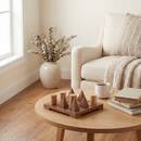Tris "Ivane" Acacia, 27x27 cm Beige