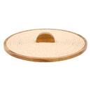 Set di 2 scatole decorative rotonde "Erica" Acciaio, Dorato, D. 21/26 cm Oro