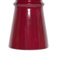 Tavolino "Jaya" Acciaio, Rosso granato, Ø 38 cm Rosso granato