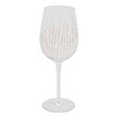 Set di 4 calici da vino "Lunis" 380 ml, Vetro, Dorato Oro