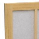 Paravento "Sandai" Paulownia, Bianco, 170x112,5 cm Bianco