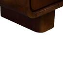 Credenza rettangolare a 3 ante e 3 livelli "Shelty" Legno di mango, Marrone, 160x70 cm Marrone