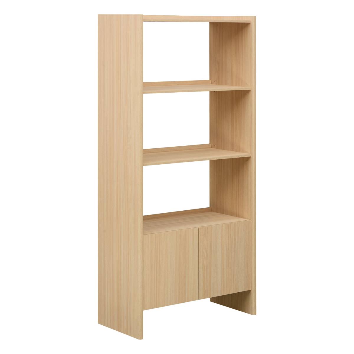 Libreria rettangolare a 3 livelli "John" Beige, 180x85 cm Beige