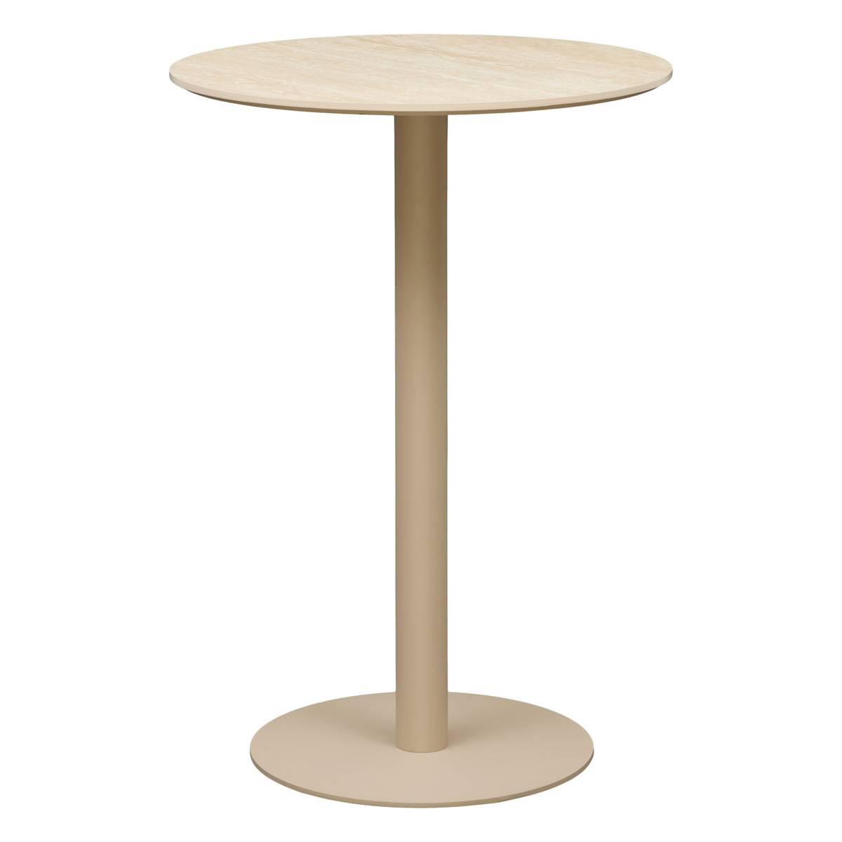 Tavolo da bar "Voluto" Beige, Ø 70 cm Beige