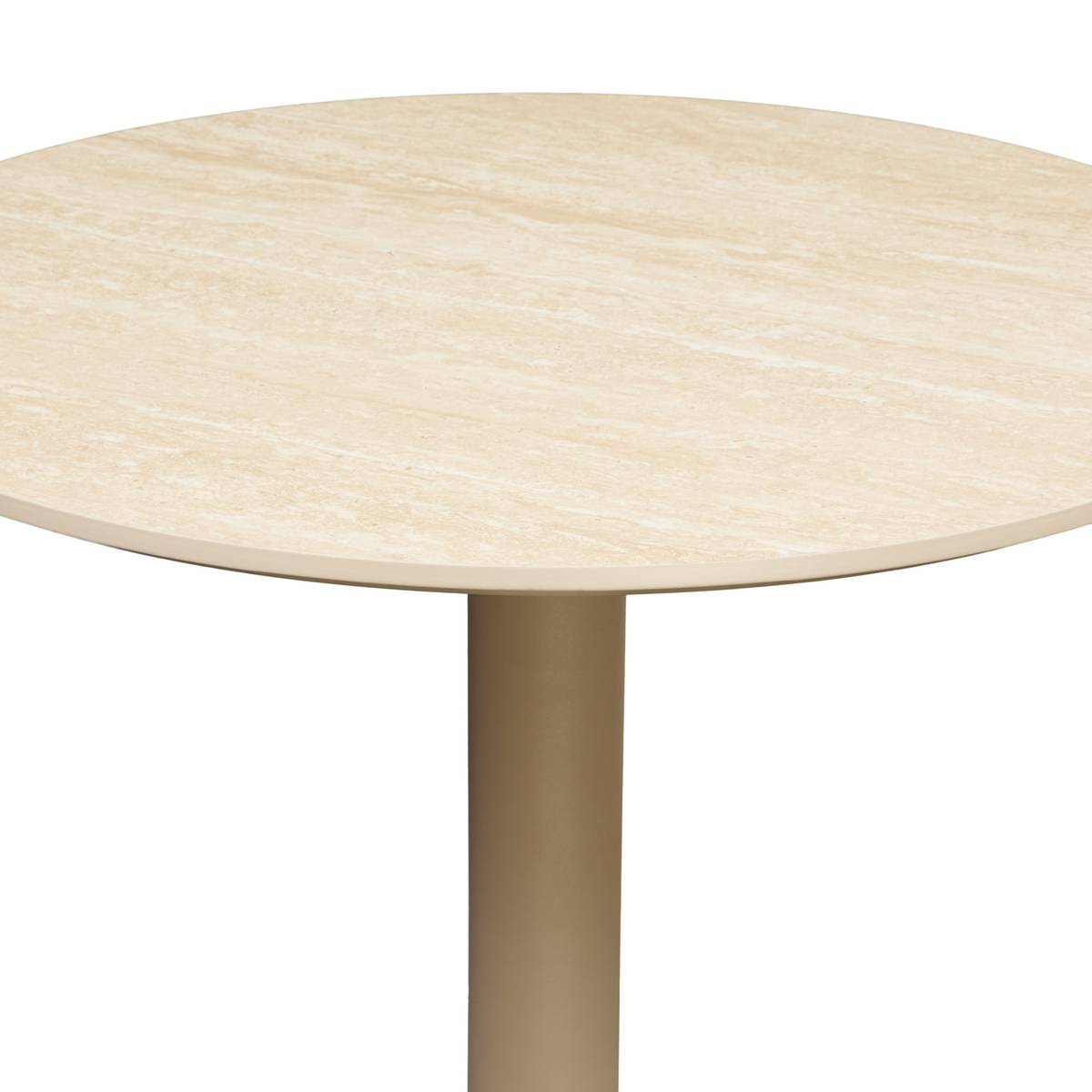 Tavolo da bar "Voluto" Beige, Ø 70 cm Beige