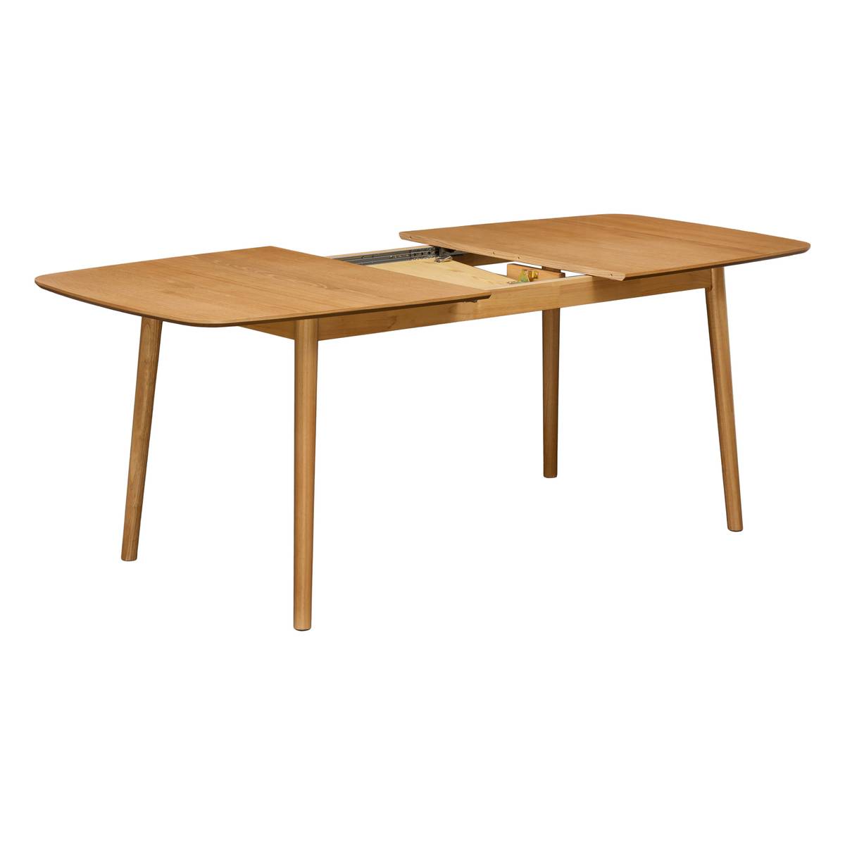 Tavolo da pranzo allungabile "Tilda" Hevea, 6 posti Beige