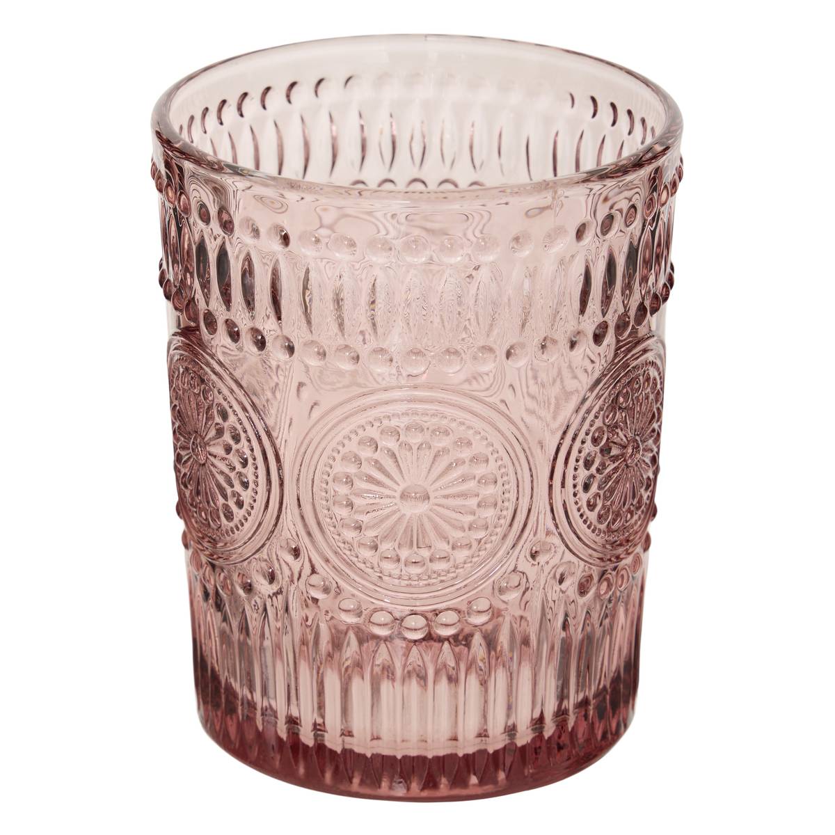 Set da 6 bicchieri bassi Ina 305 ml, Vetro, Rosa Rosa
