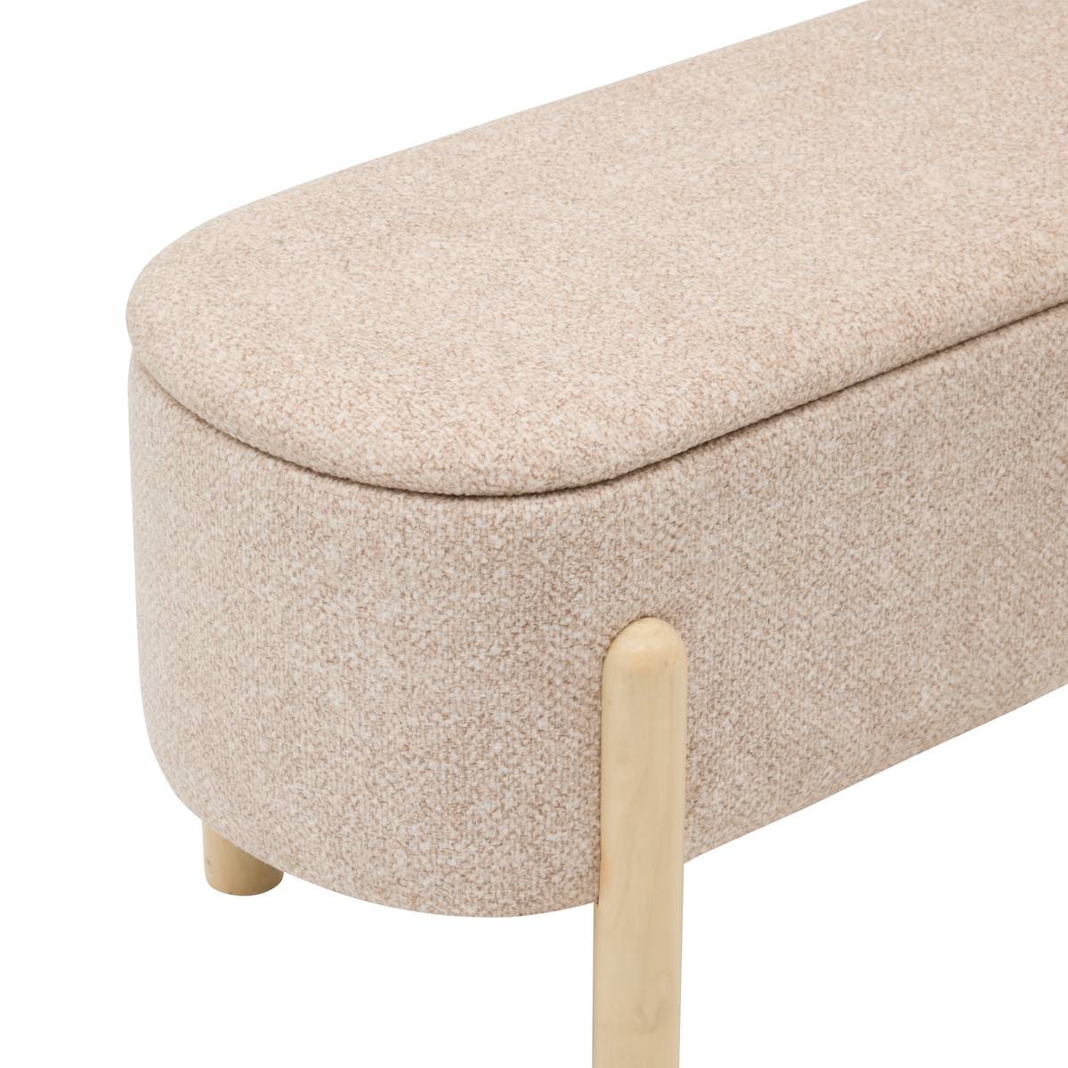 Banco di preparazione "Muka" Pino, Beige, 1 posto Beige