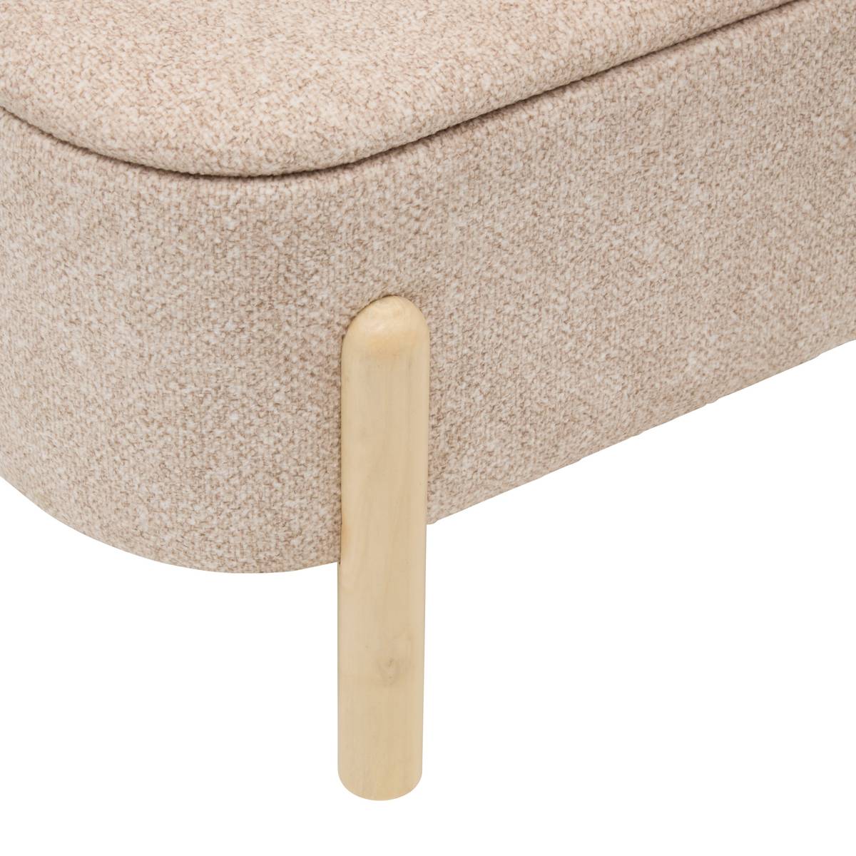 Banco di preparazione "Muka" Pino, Beige, 1 posto Beige