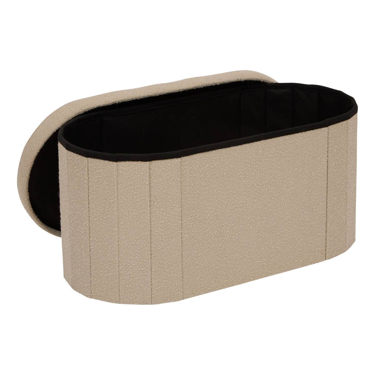 Pouf doppio "Fink" 76x38 cm Beige