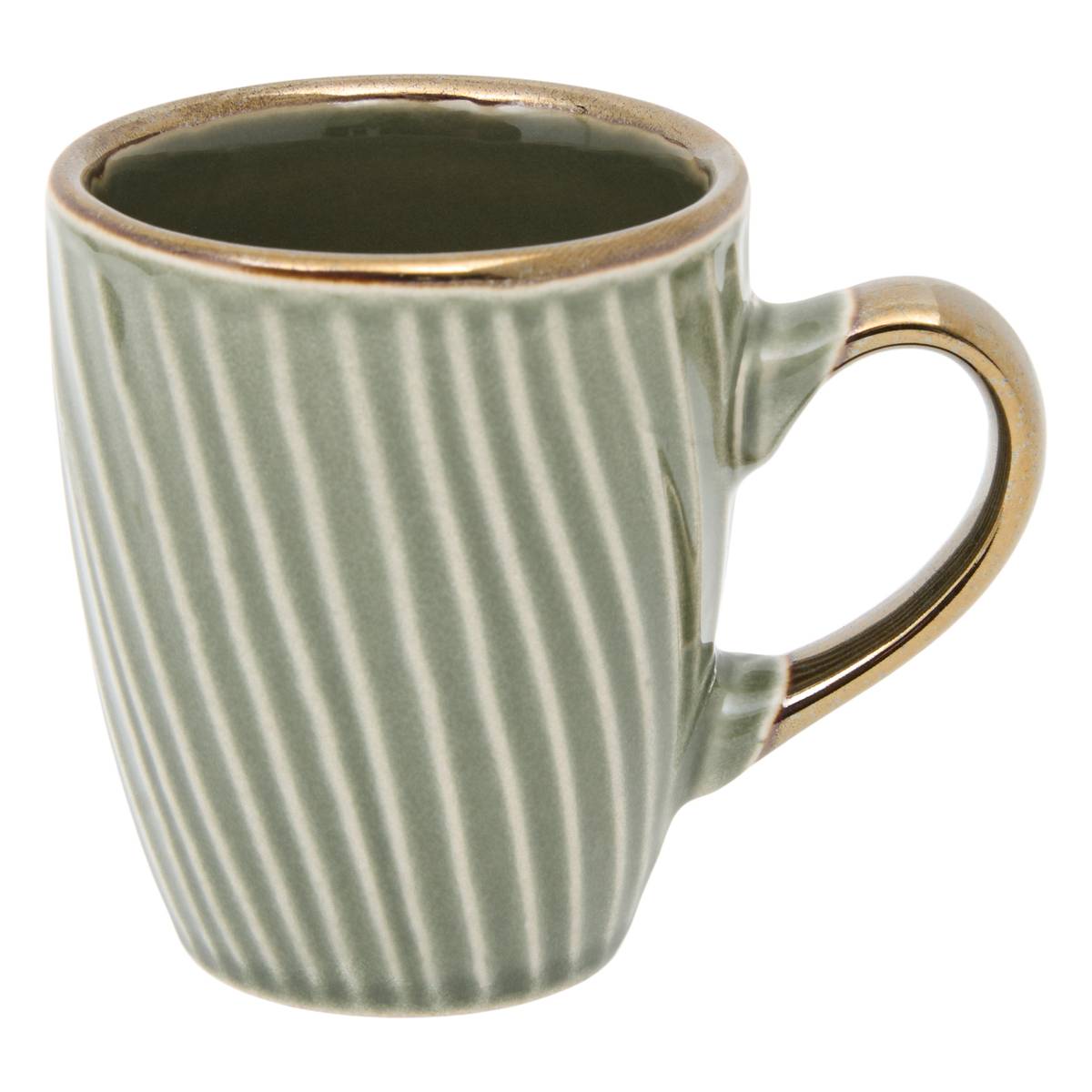 Set di tazze "Ella" 90 ml, Terracotta, Verde Verde