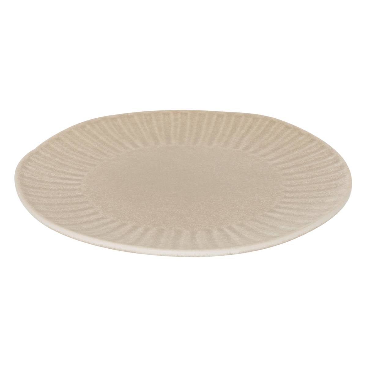 Set di 4 piatti da dessert "Nyero" Maiolica, D. 21,5 cm Beige