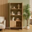 Libreria rettangolare a 3 livelli "John" Beige, 180x85 cm Beige