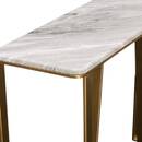Consolle "Graphite" Acciaio, Dorato, 120x32 cm Oro