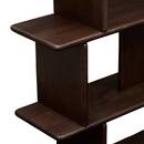 Scaffale rettangolare a 4 livelli "Nyero" Mango, Marrone, 110x30 cm Marrone