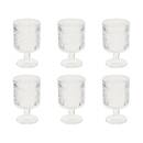 Set di 6 bicchieri da vino "Ina" 210 ml, Vetro, Trasparente Trasparente