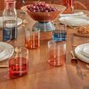 Set di 4 bicchieri bassi "Homy" 350 ml, Vetro borosilicato, Multicolore Multicolore