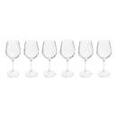 Set di 6 calici da vino "Neva" 360 ml, Cristallino, Trasparente Trasparente