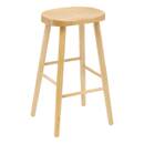 Sgabello da bar "Senka" Olmo, Beige, H.71 cm Beige