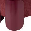 Pouf "Mizar" Rosso Melograno, 38x36 cm Rosso granato