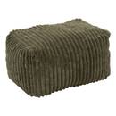 Pouf XL "Muzi" Verde kaki, 78x61 cm Verde cachi